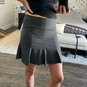 Express Sz 4 Grey Business Skirt